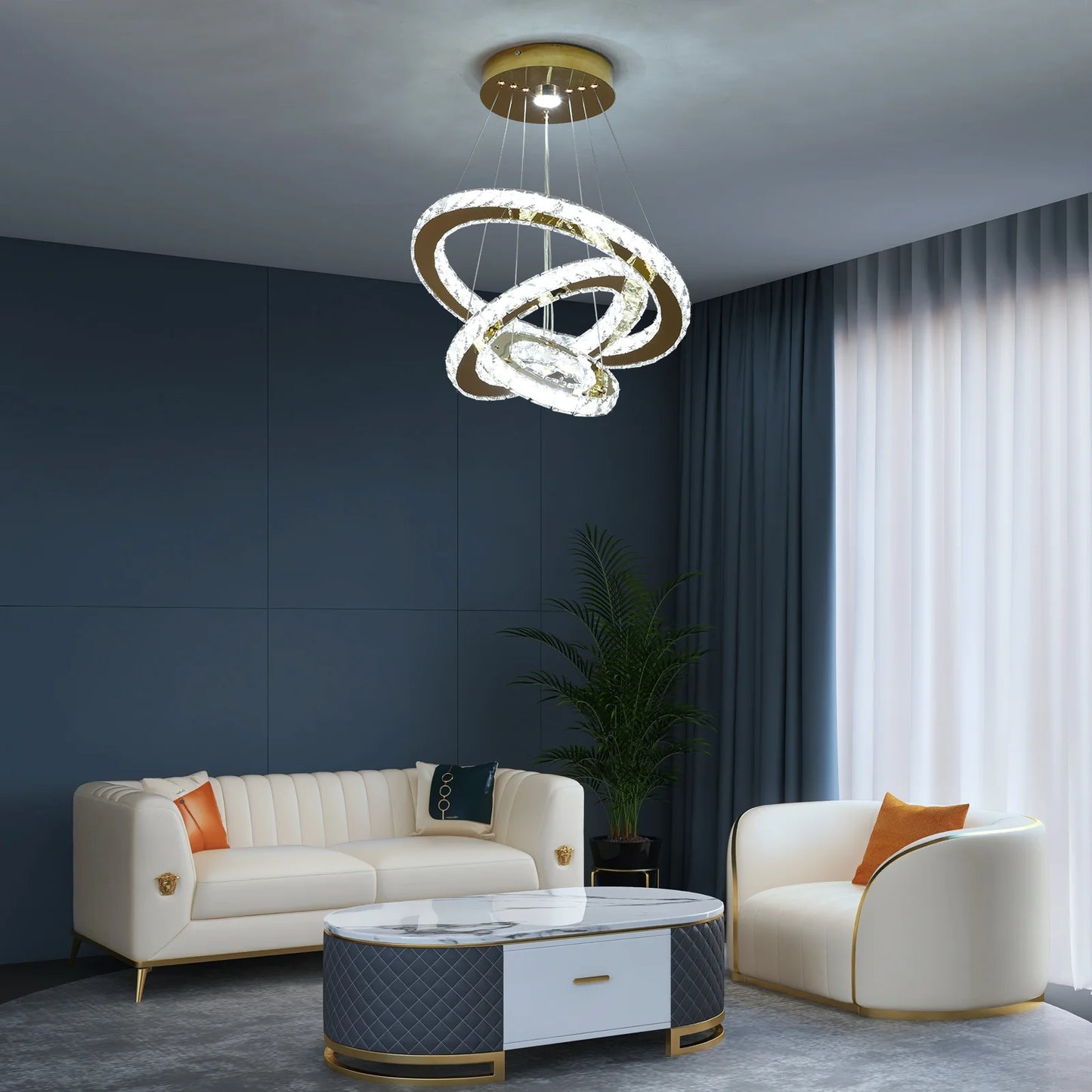French Luxury Crystal Chandelier for Elegant Living Rooms and Dining Spaces