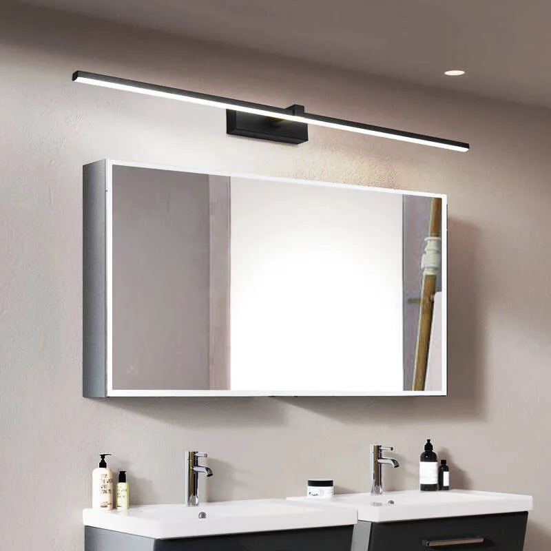 Modern LED Strip Wall Light for Bathroom Vanity and Bedroom Mirror Decor
