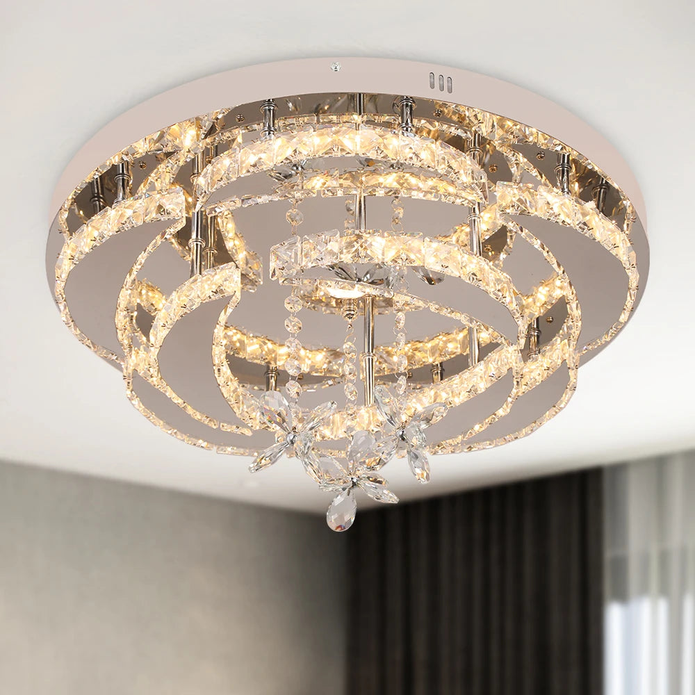 Luxury K9 Crystal Chandelier for Modern Dining Rooms and Living Spaces