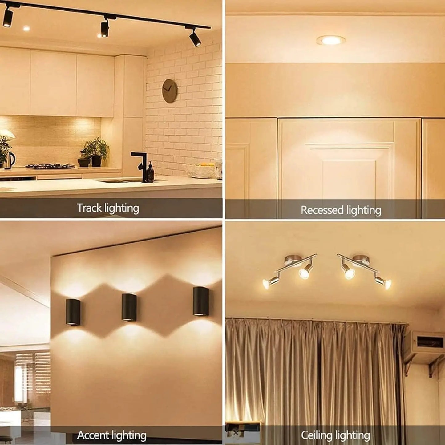 MR16 GU10 Halogen Light Bulbs for Track Lighting and Range Hoods