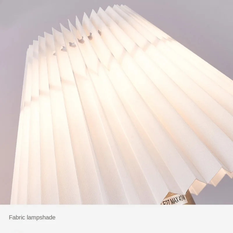 Nordic Pleated Fan Wall Lamp for Modern Living and Bedrooms