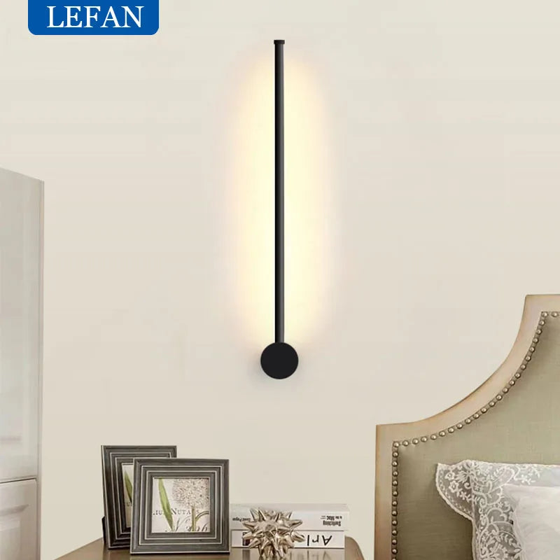 Modern Rotating LED Wall Light for Bedroom and Living Room Accents