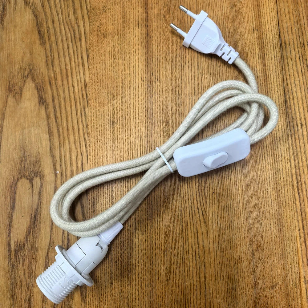 Adjustable Pendant Light Cord with Switch for Bedroom and Home Lighting