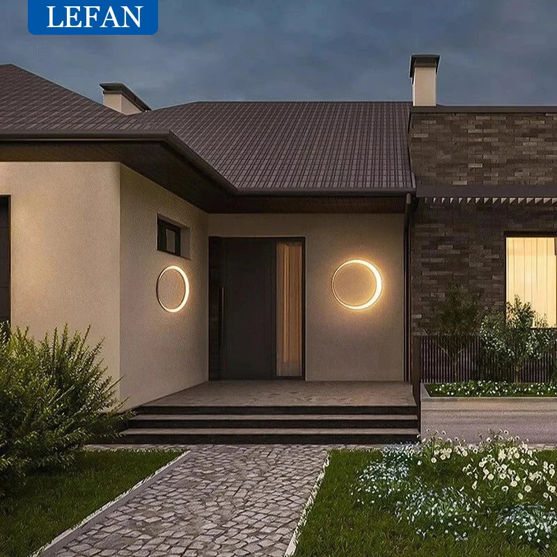 Modern Waterproof LED Outdoor Wall Light for Garden Terrace and Porch