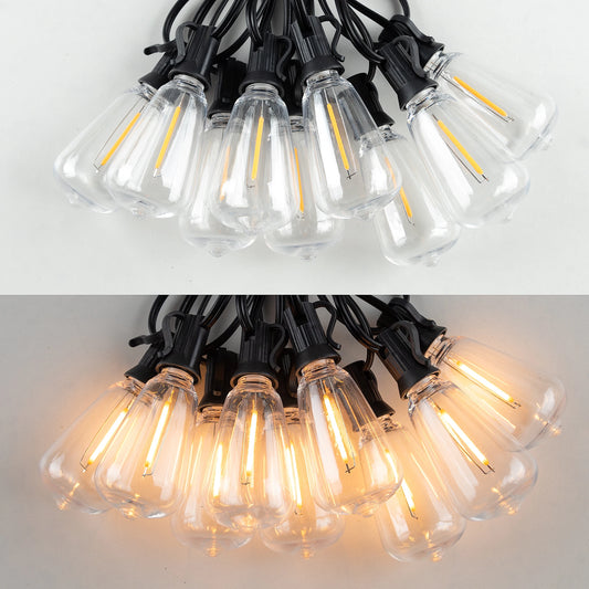 Shatterproof LED String Lights for Outdoor Patios and Garden Decor
