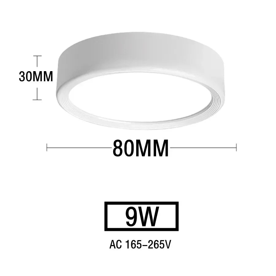 Modern Nordic Surface Mounted LED Spotlight for Residential and Commercial Lighting