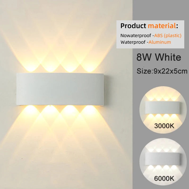 Modern LED Wall Sconce for Indoor and Outdoor Architectural Lighting