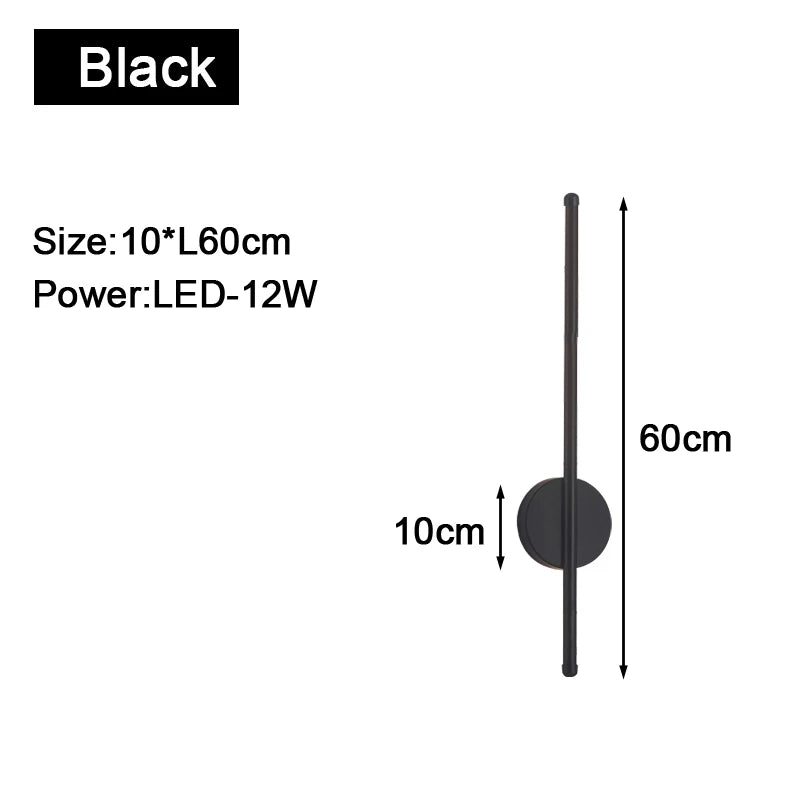 Modern LED Wall Sconce in Gold and Black for Sophisticated Hallways