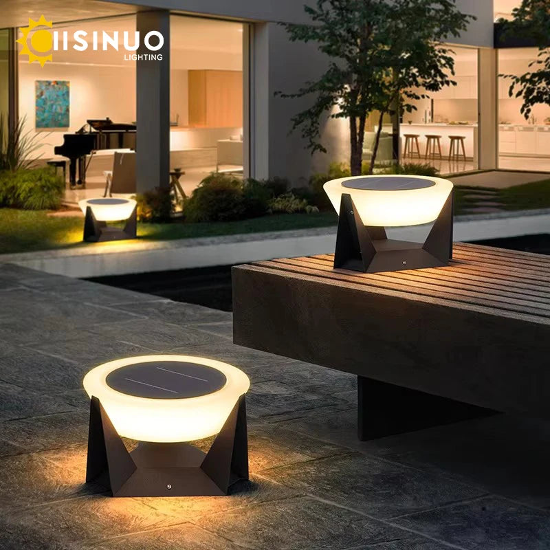 Solar LED Post Cap Light for Garden Patio and Deck Fencing