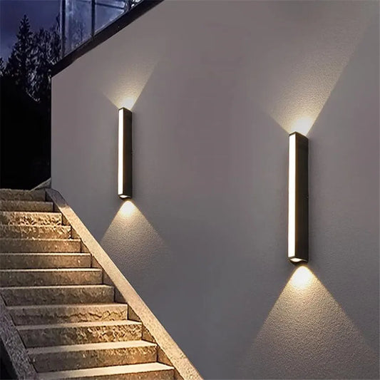 Modern Waterproof LED Wall Sconce for Indoor and Outdoor Living Spaces