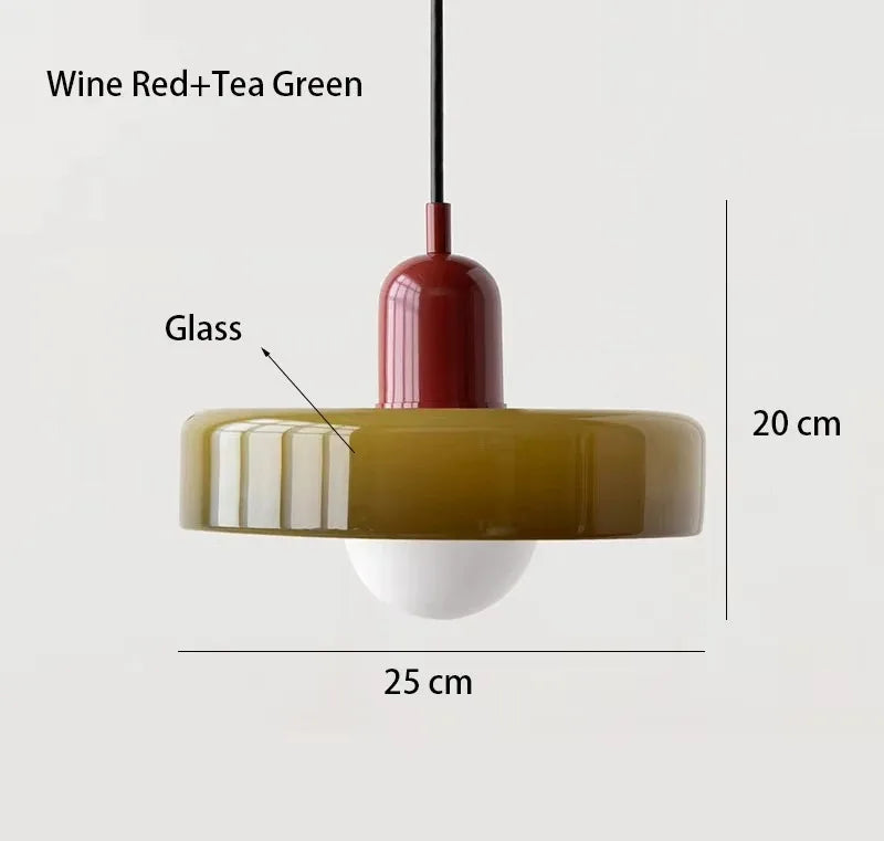 Nordic Glass Pendant Light for Modern Dining Room and Kitchen Lighting