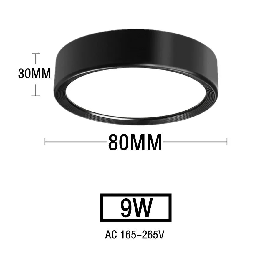 Modern Nordic Surface Mounted LED Spotlight for Residential and Commercial Lighting