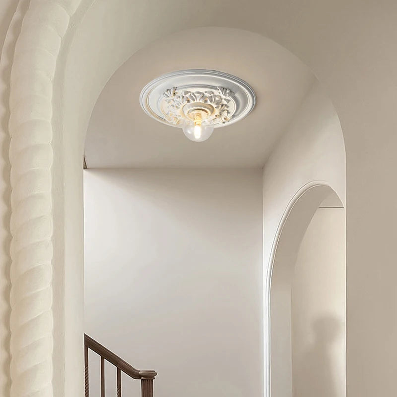 Vintage French Inspired Ceiling Light for Hallway and Living Room Elegance