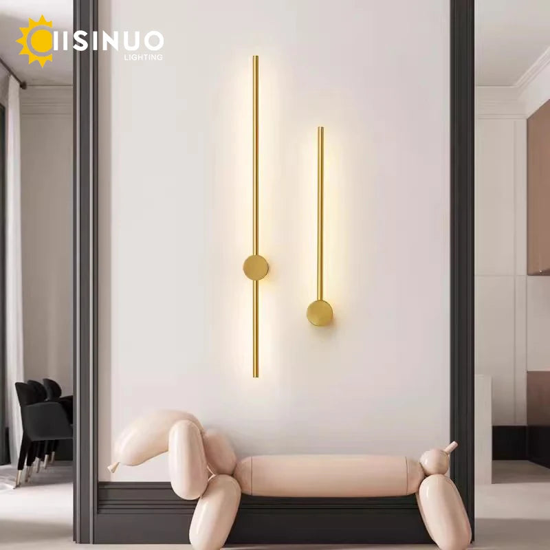 Nordic Minimalist LED Wall Light for Modern Bedrooms and Living Rooms