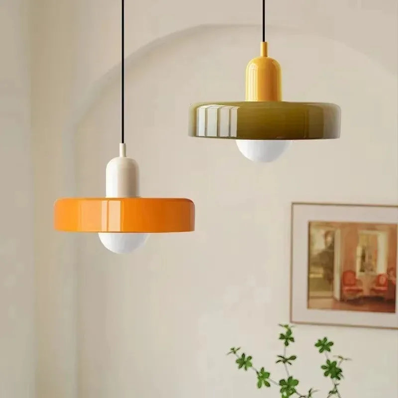Nordic Glass Pendant Light for Modern Dining Room and Kitchen Lighting