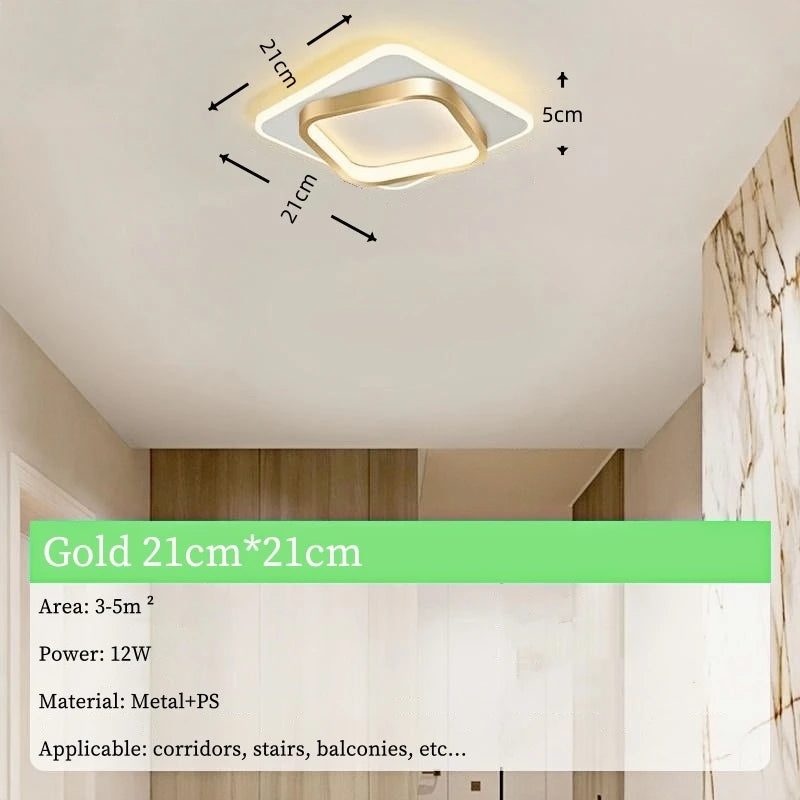 Modern LED Flush Mount Ceiling Light for Elegant Living Spaces