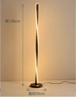 Nordic Floor Lamp with Reading Light for Living Room and Bedroom