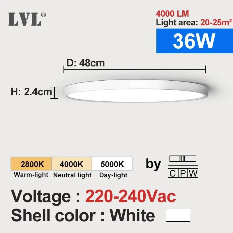 Modern LED Flush Mount Ceiling Light with Wood Grain for Home Interiors