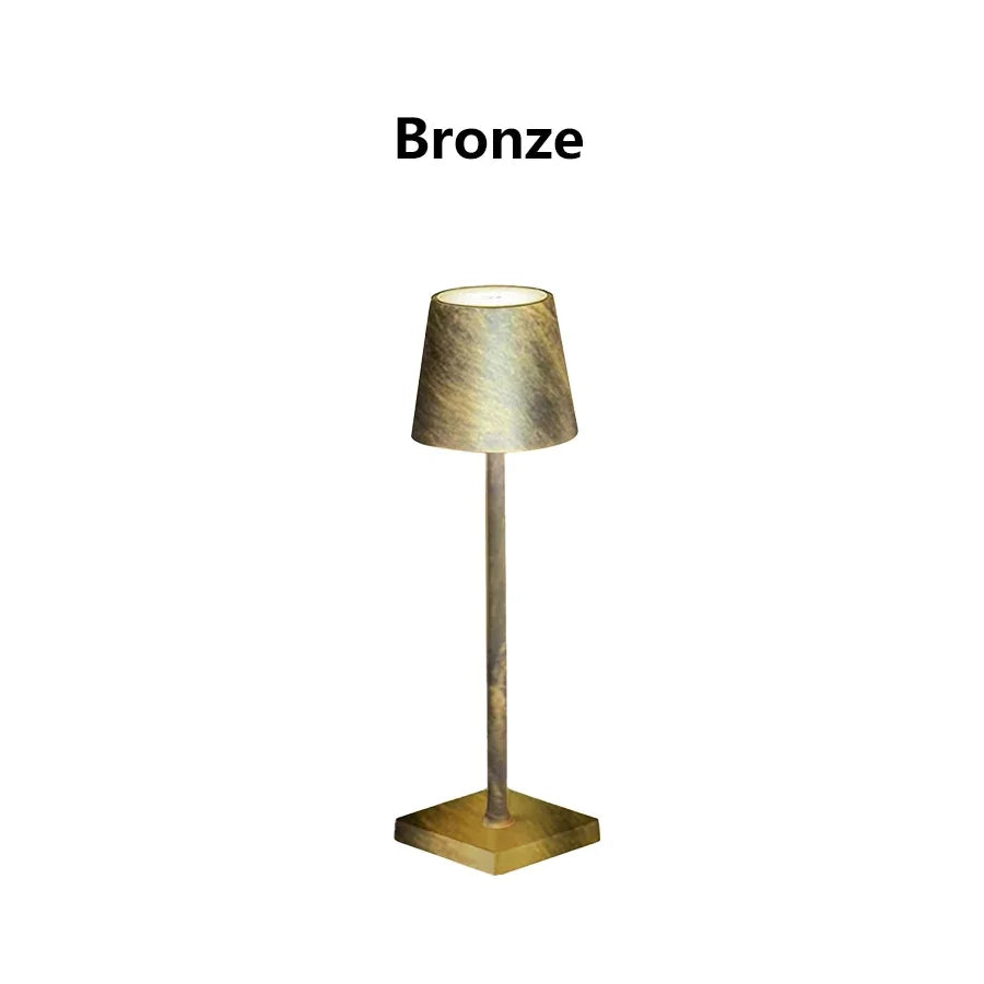 Rechargeable Wireless Table Lamp for Modern Restaurants and Office Desks
