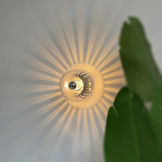Vintage Glass Wall Lamp for Modern Home Hallways and Staircases