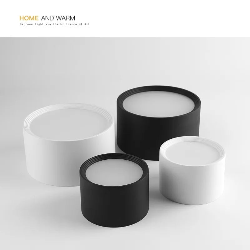 Ultra-Thin LED Surface Mounted Downlight for Modern Office and Corridor Lighting