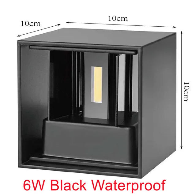 Modern LED Outdoor Wall Sconce for Garden and Patio Lighting