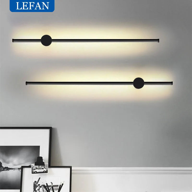 Modern Rotating LED Wall Light for Bedroom and Living Room Accents
