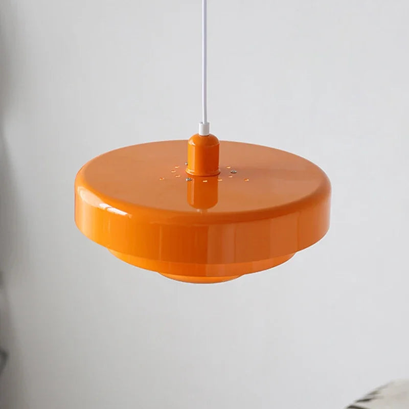 Mid-Century Orange Pendant Light for Restaurants and Modern Interiors