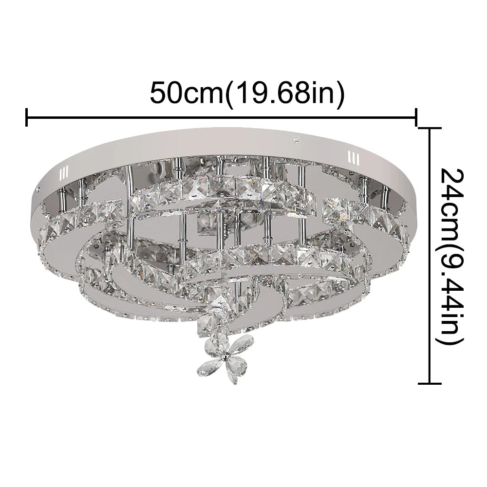 Luxury K9 Crystal Chandelier for Modern Dining Rooms and Living Spaces