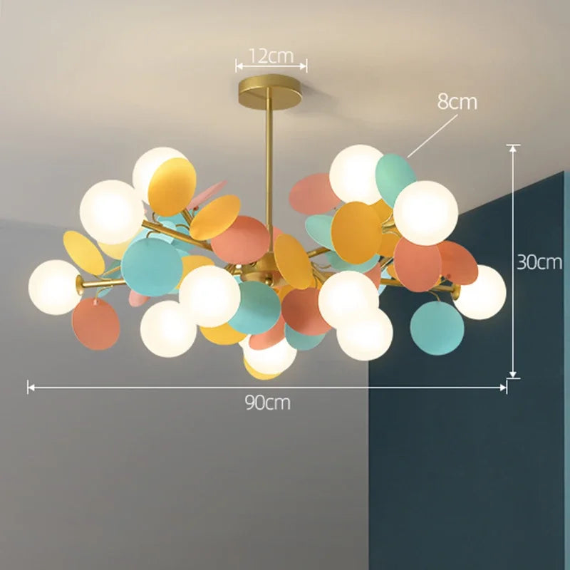 Modern LED Branch Chandelier for Luxury Living Room and Bedroom Decor