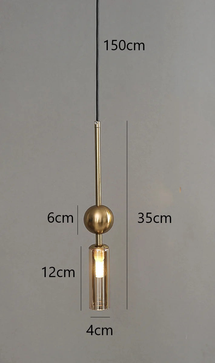 Nordic Luxury Gold Iron Pendant Light for Modern Dining and Bedrooms