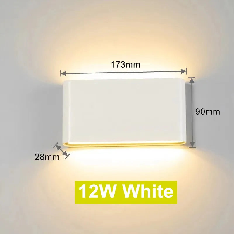 Modern LED Wall Sconce for Indoor and Outdoor Architectural Lighting