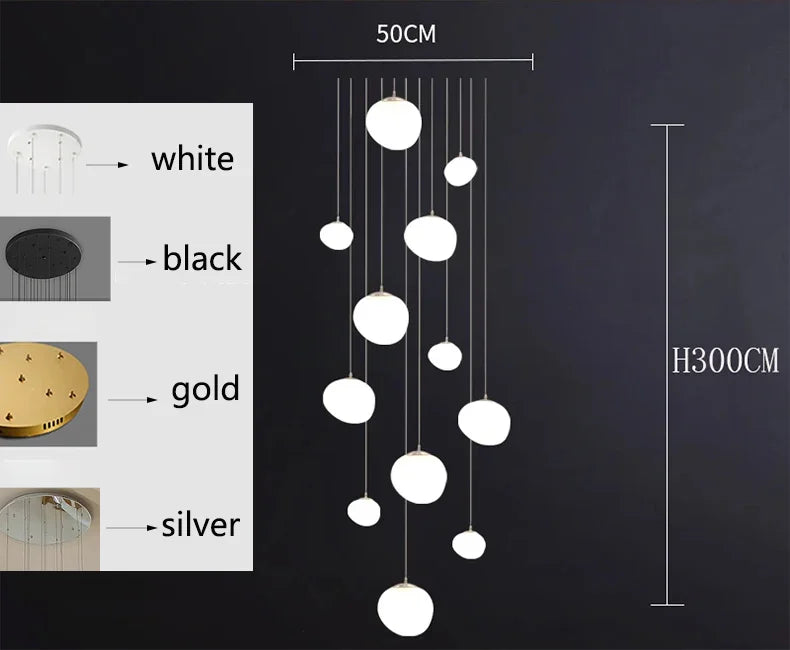 Modern Linear Chandelier for Dining Room and Living Space Illumination