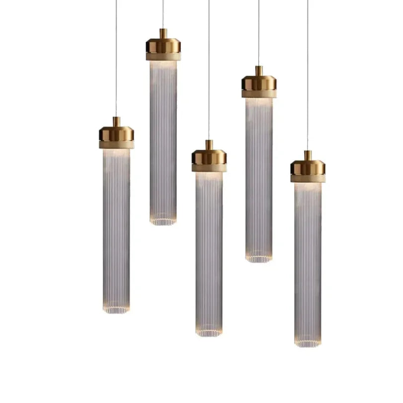 Modern Glass Pendant Light for Kitchen Islands and Bedside Ambience