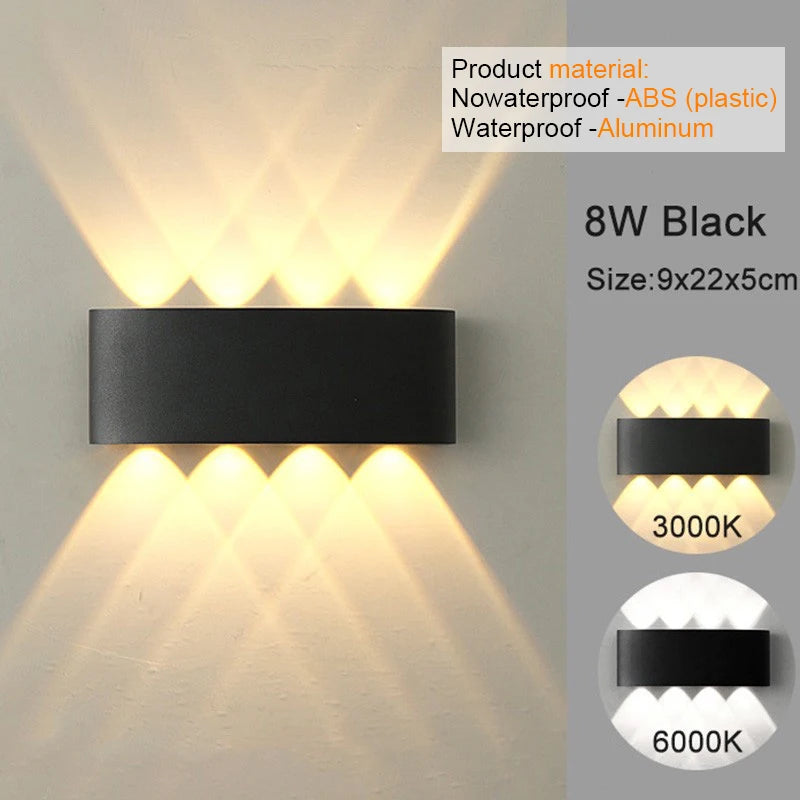 Modern LED Wall Sconce for Indoor and Outdoor Architectural Lighting