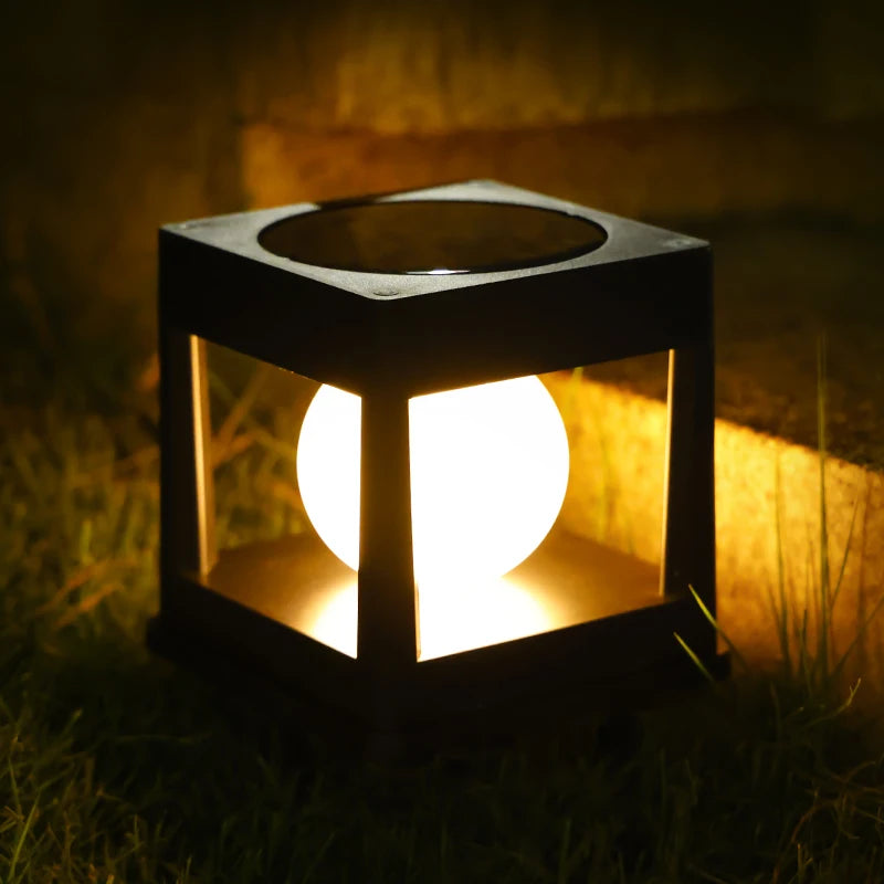 Solar LED Post Cap Light for Garden Fences and Patio Decking