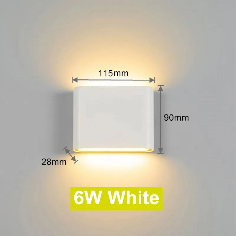 Modern LED Wall Sconce for Indoor and Outdoor Architectural Lighting