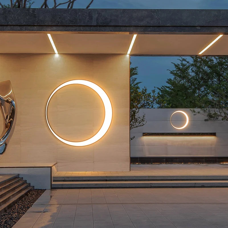 Modern LED Outdoor Wall Light for Garden and Patio Decor