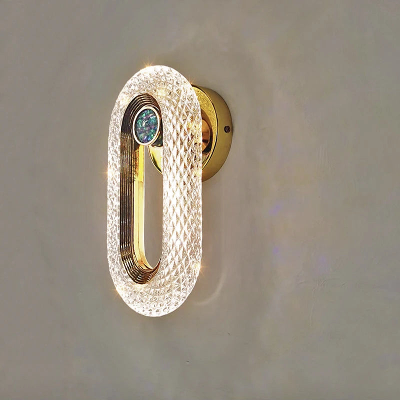 Modern Nordic LED Wall Sconce for Bedroom and Contemporary Interiors