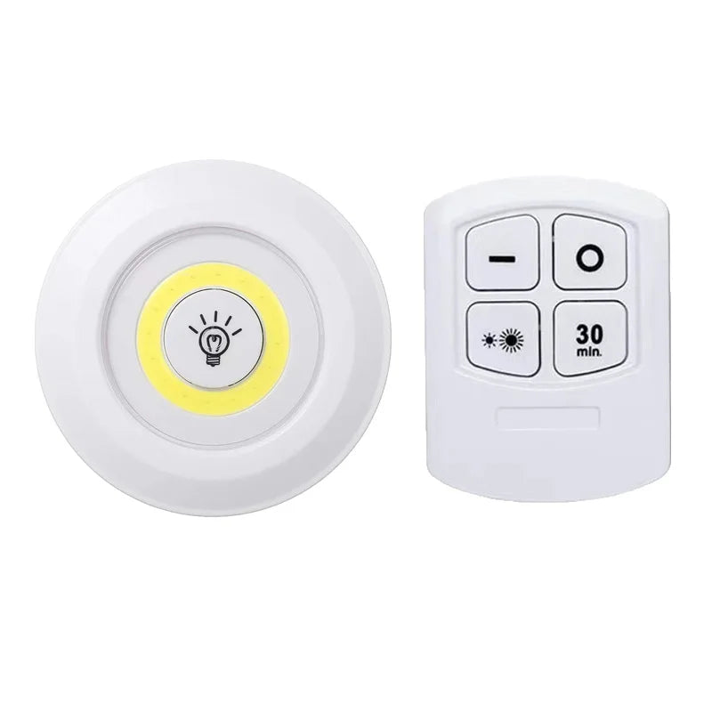 Dimmable LED Under Cabinet Light with Remote for Kitchens and Closets