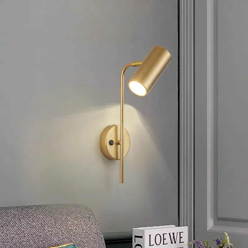 Modern Adjustable Iron Wall Sconce for Hotel Reading and Home Interiors