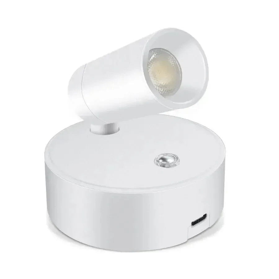 Magnetic LED Wall Spotlight with Touch Dimmer for Bedroom and Office