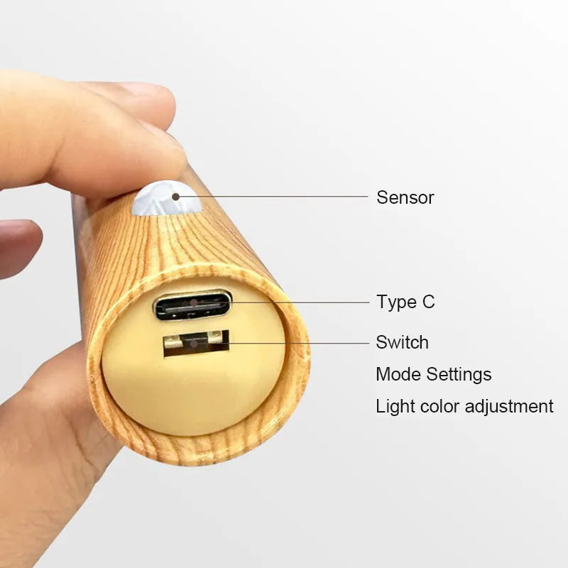 Rechargeable Motion Sensor LED Wall Lamp for Hallways and Modern Home Decor