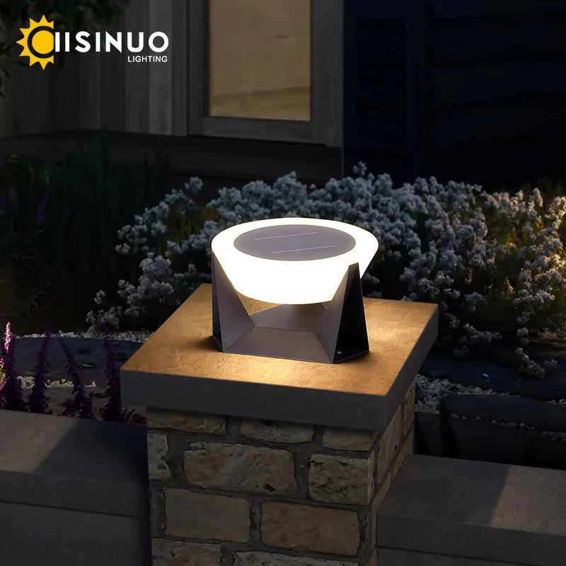 Solar LED Post Cap Light for Garden Patio and Deck Fencing