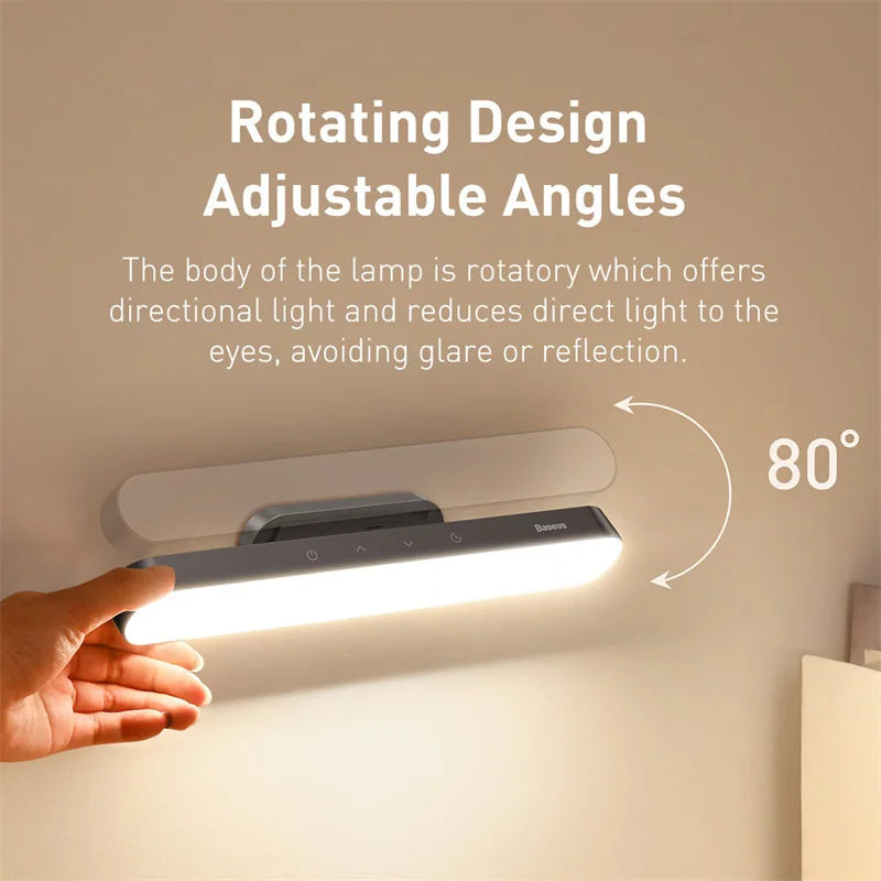 Magnetic Rechargeable LED Desk Lamp for Professional Office and Study Spaces