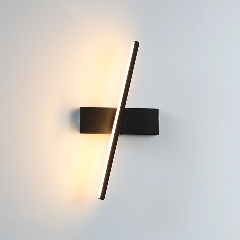 Modern Rotatable LED Wall Light for Minimalist Bedroom and Hotel Bedside