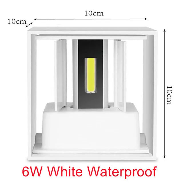 Modern LED Outdoor Wall Sconce for Garden and Patio Lighting