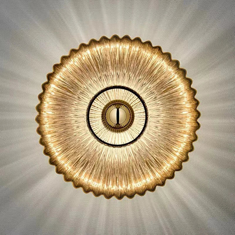 Nordic Glass Ceiling Lamp for Modern Living Rooms and Hallways