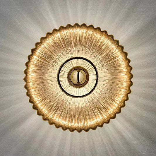 Nordic Glass Ceiling Lamp for Modern Living Rooms and Hallways