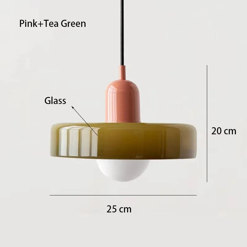 Nordic Glass Pendant Light for Modern Dining Room and Kitchen Lighting
